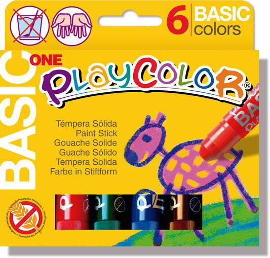 Playcolor Poster Paint Sticks - Standard Colours