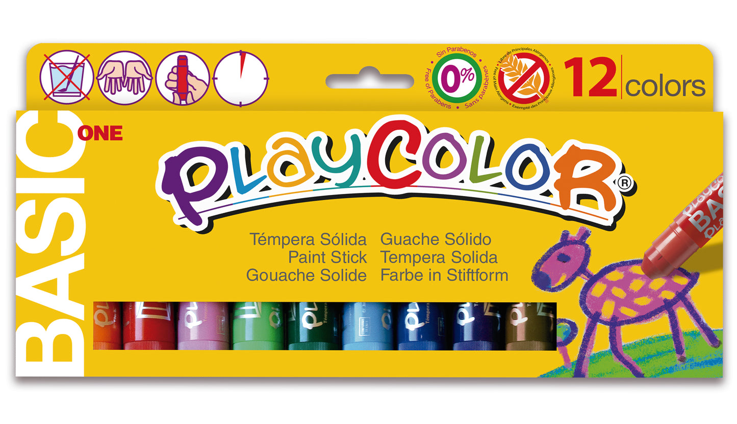 Playcolor Poster Paint Sticks - Standard Colours