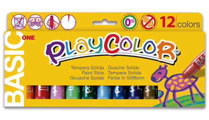 Playcolor Poster Paint Sticks - Standard Colours