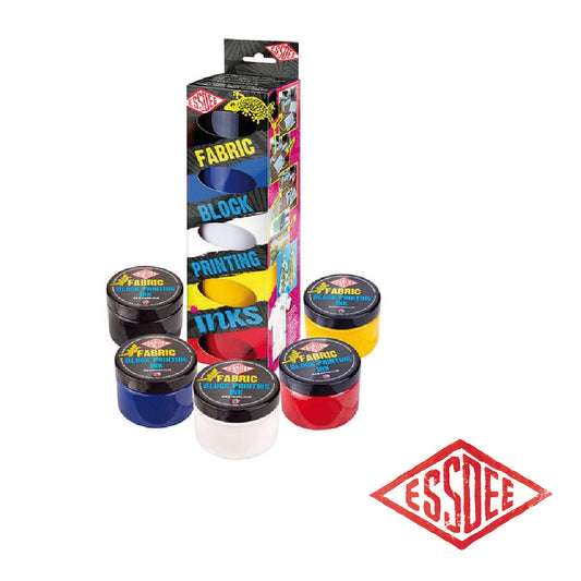 Essdee Fabric Block Print Ink Set | 5x150ml