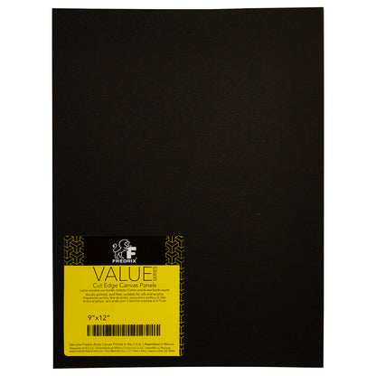 Fredrix Cut-Edge Canvas Panels | Black