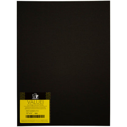 Fredrix Cut-Edge Canvas Panels | Black