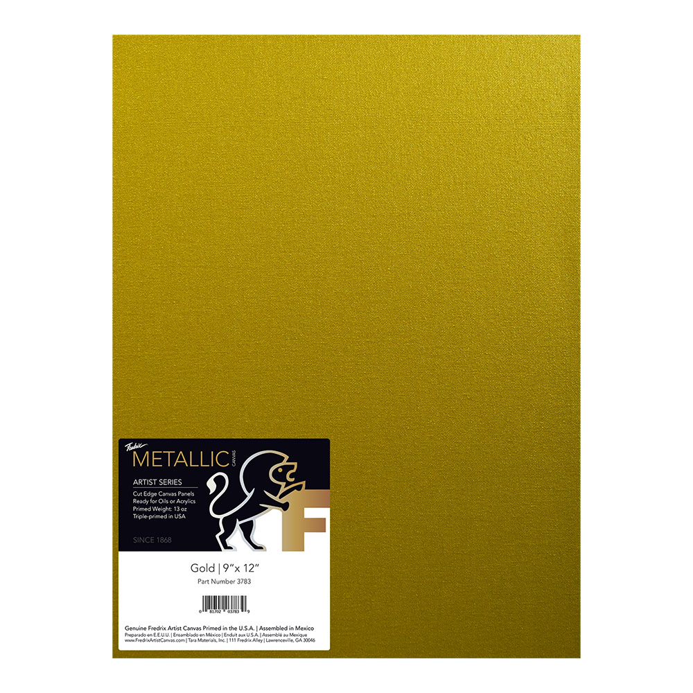 Fredrix Cut Edge Canvas Panels | Metallic