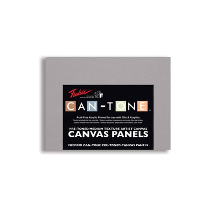 Fredrix Grey Canvas Panels | Pack 3