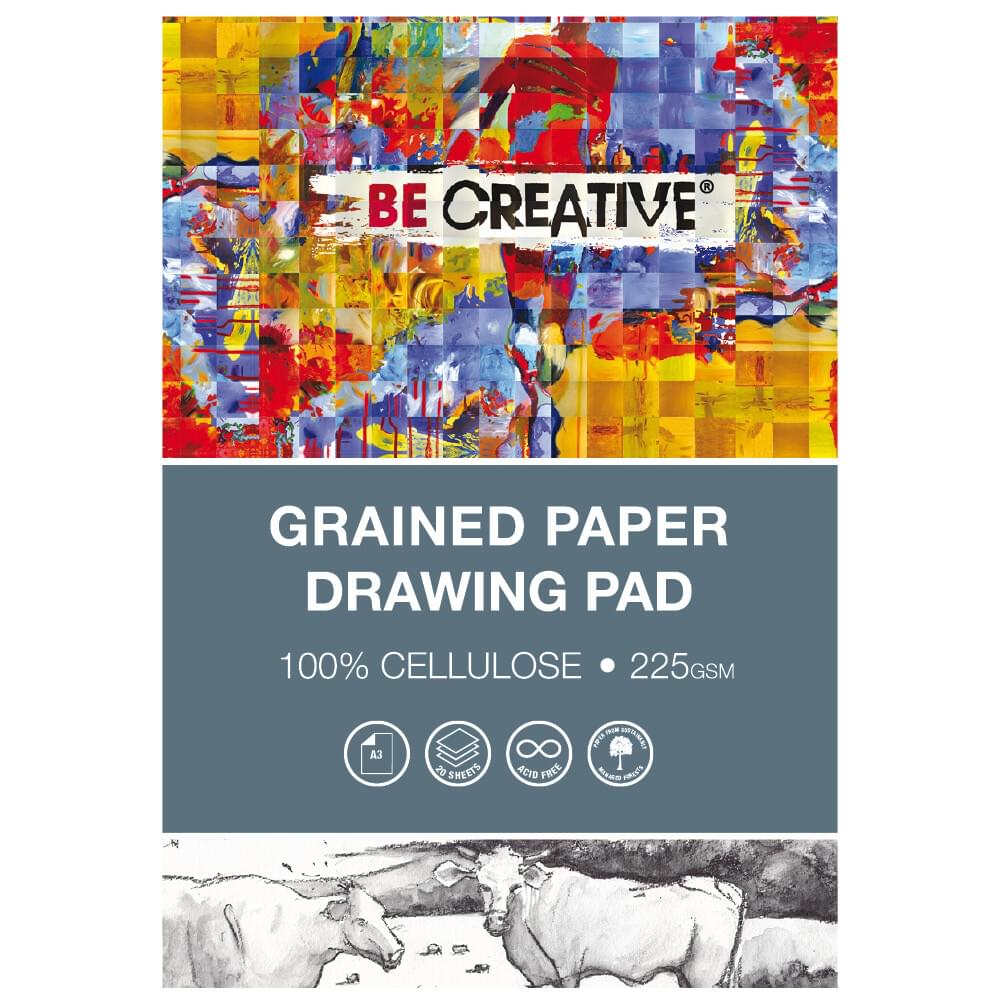 Be Creative Grained Drawing Pads