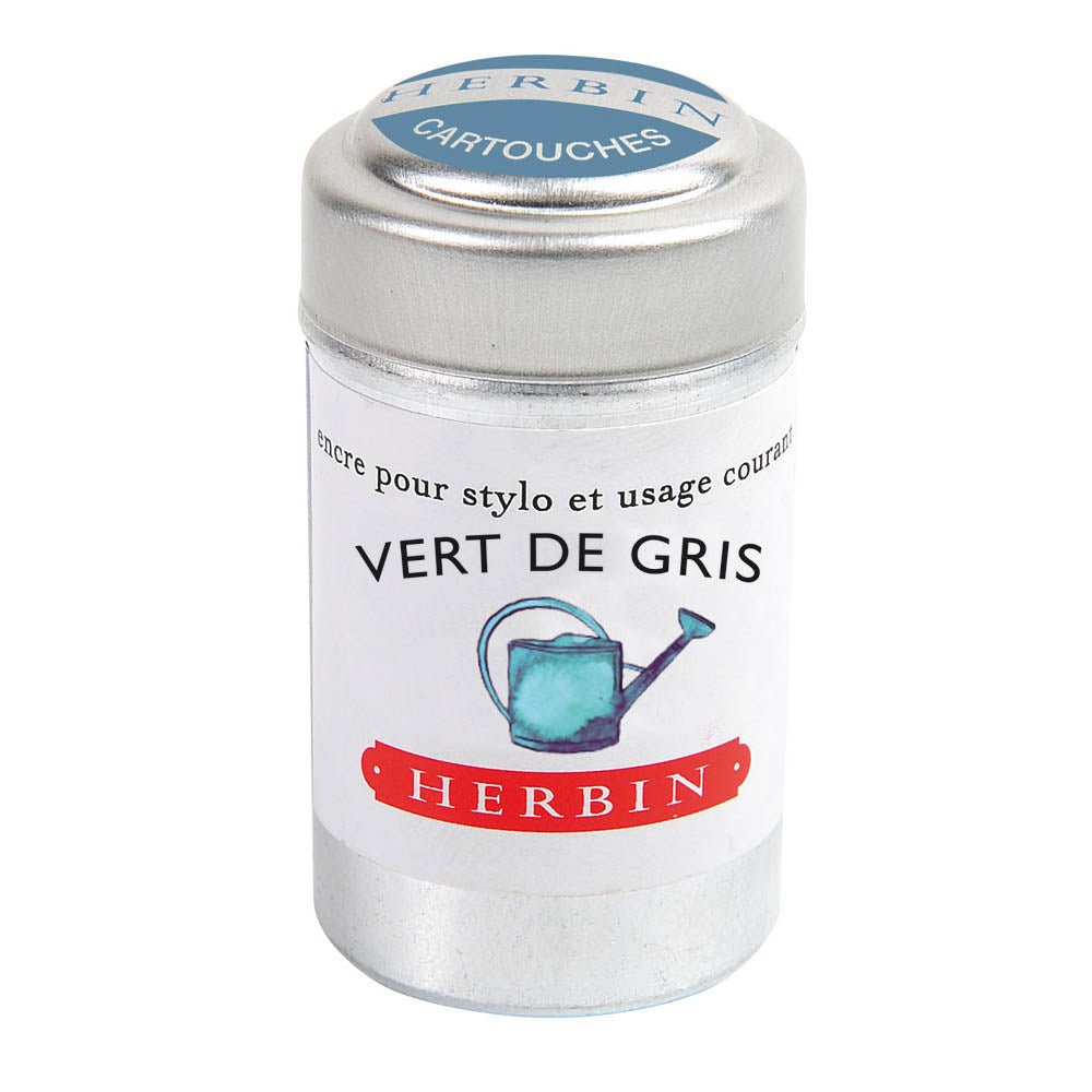 Herbin Writing Ink Cartridges -  Tin 6