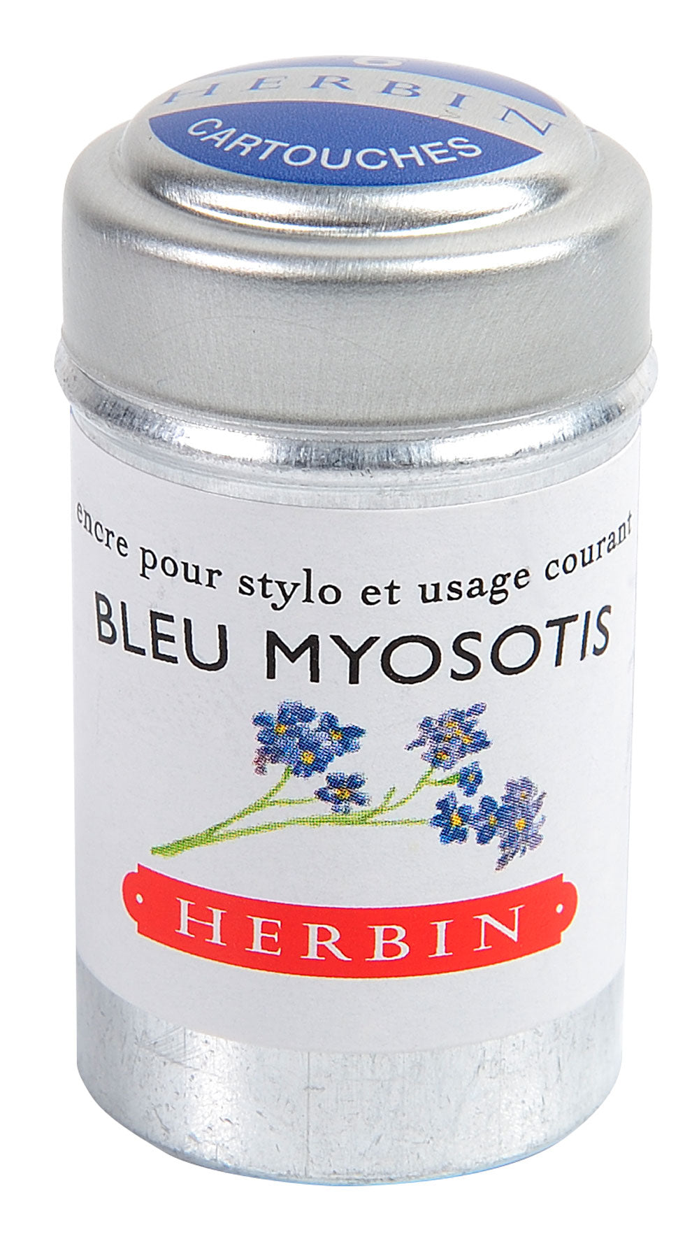 Herbin Writing Ink Cartridges -  Tin 6