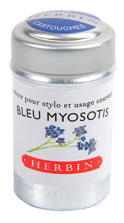 Herbin Writing Ink Cartridges -  Tin 6