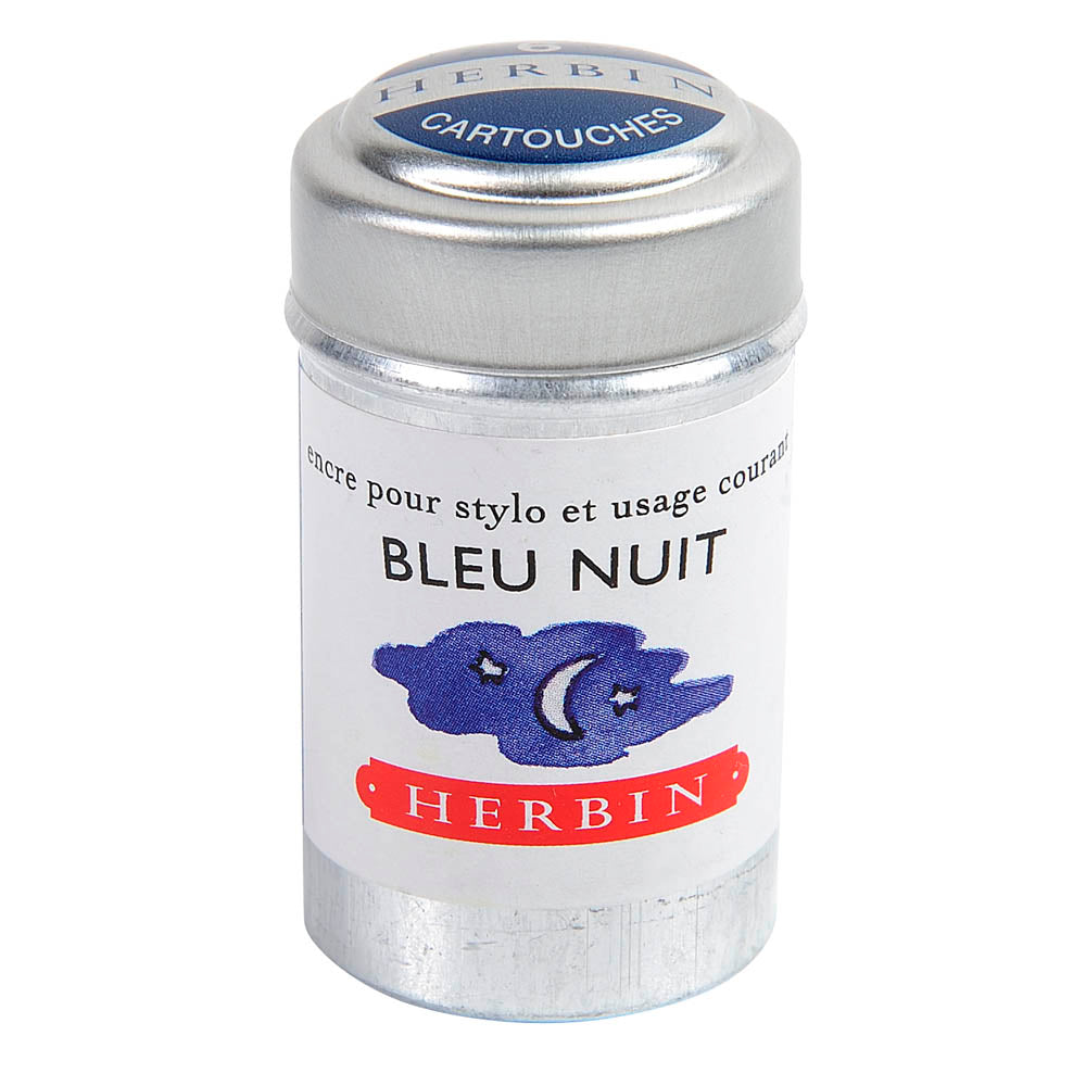 Herbin Writing Ink Cartridges -  Tin 6