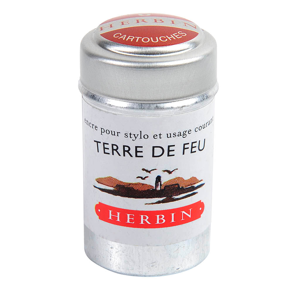 Herbin Writing Ink Cartridges -  Tin 6