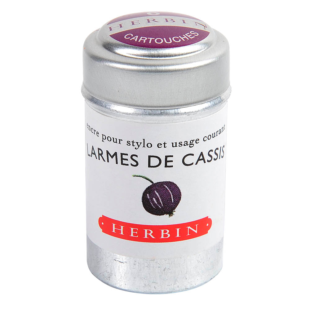 Herbin Writing Ink Cartridges -  Tin 6