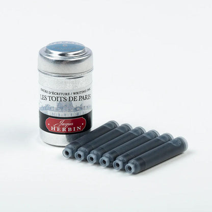 Herbin Colours of Paris Writing Ink Cartridges | Tin of 6