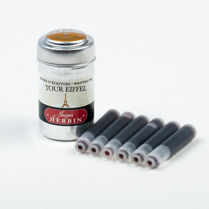 Herbin Colours of Paris Writing Ink Cartridges | Tin of 6