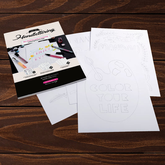 Herbin A4 Creative Lettering Practice Set