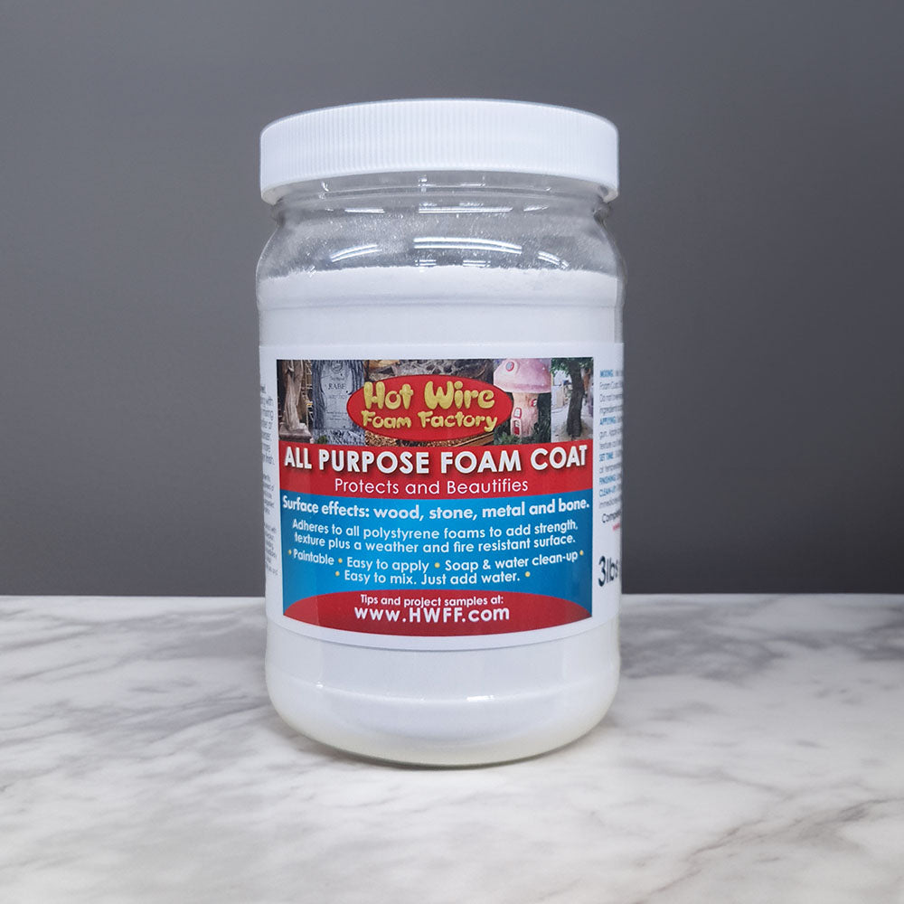 Hot Wire Foam Coat Finish