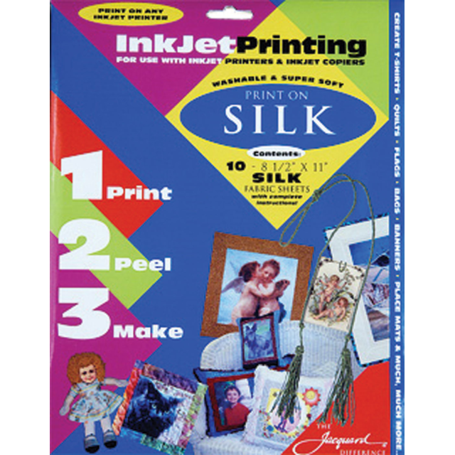 Jacquard Inkjet Fabric Sheets | Silk