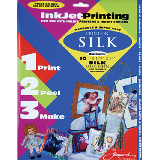 Jacquard Inkjet Fabric Sheets | Silk