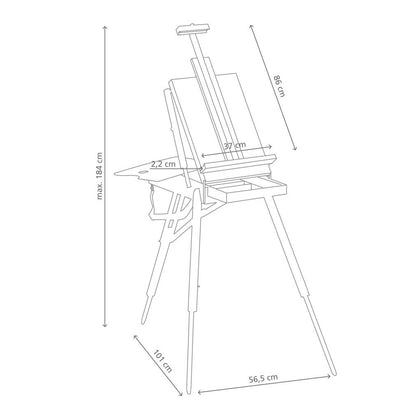 Jullian Classic Full French Box Easel