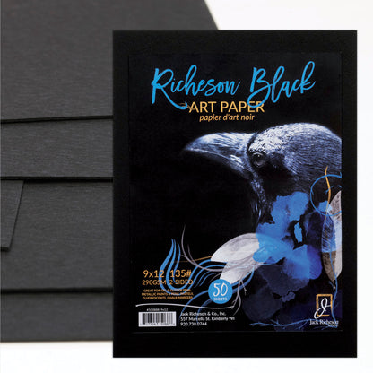 Richeson Black Art Paper | Pack of 50