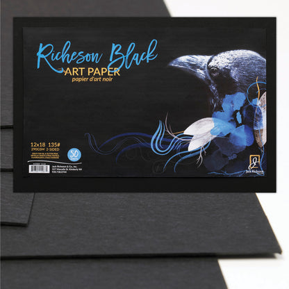 Richeson Black Art Paper | Pack of 50