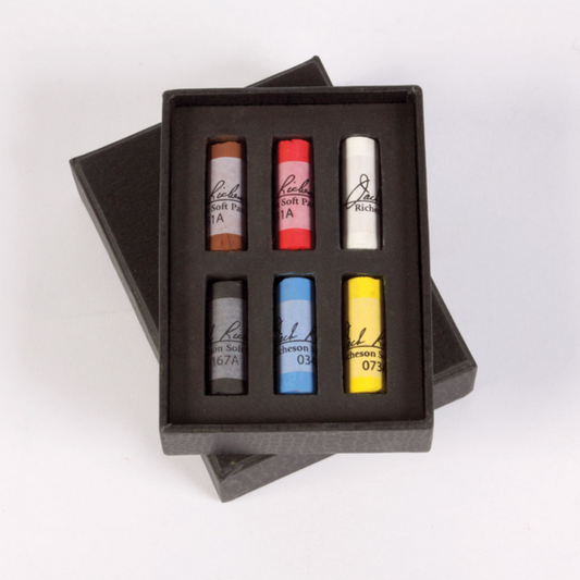Richeson Medium-Soft Round Pastel | Half Stick Set of 6