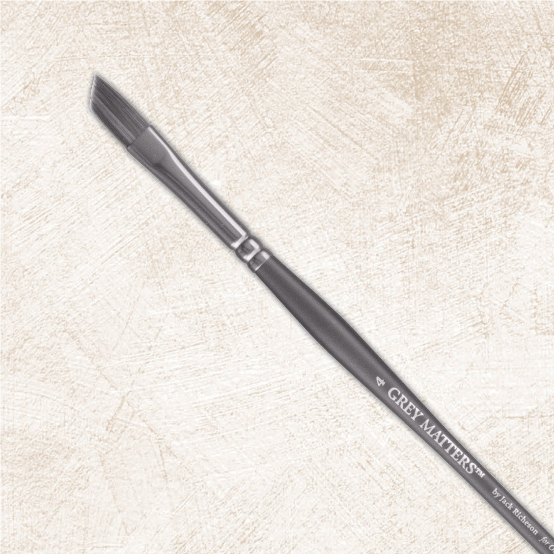 Richeson Grey Matters Oil Brushes | Angle Shader