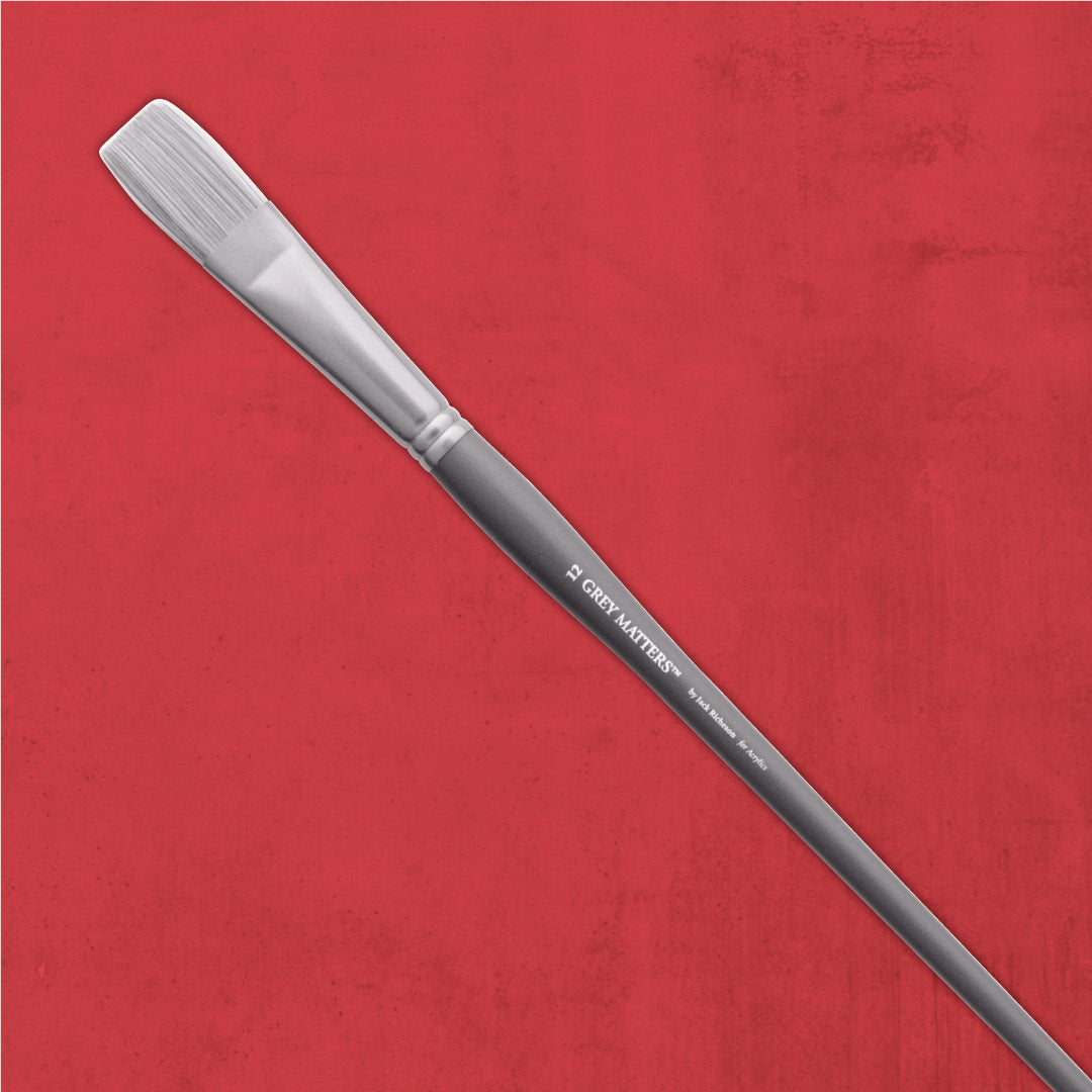 Grey Matters Acrylic Brushes | Flat