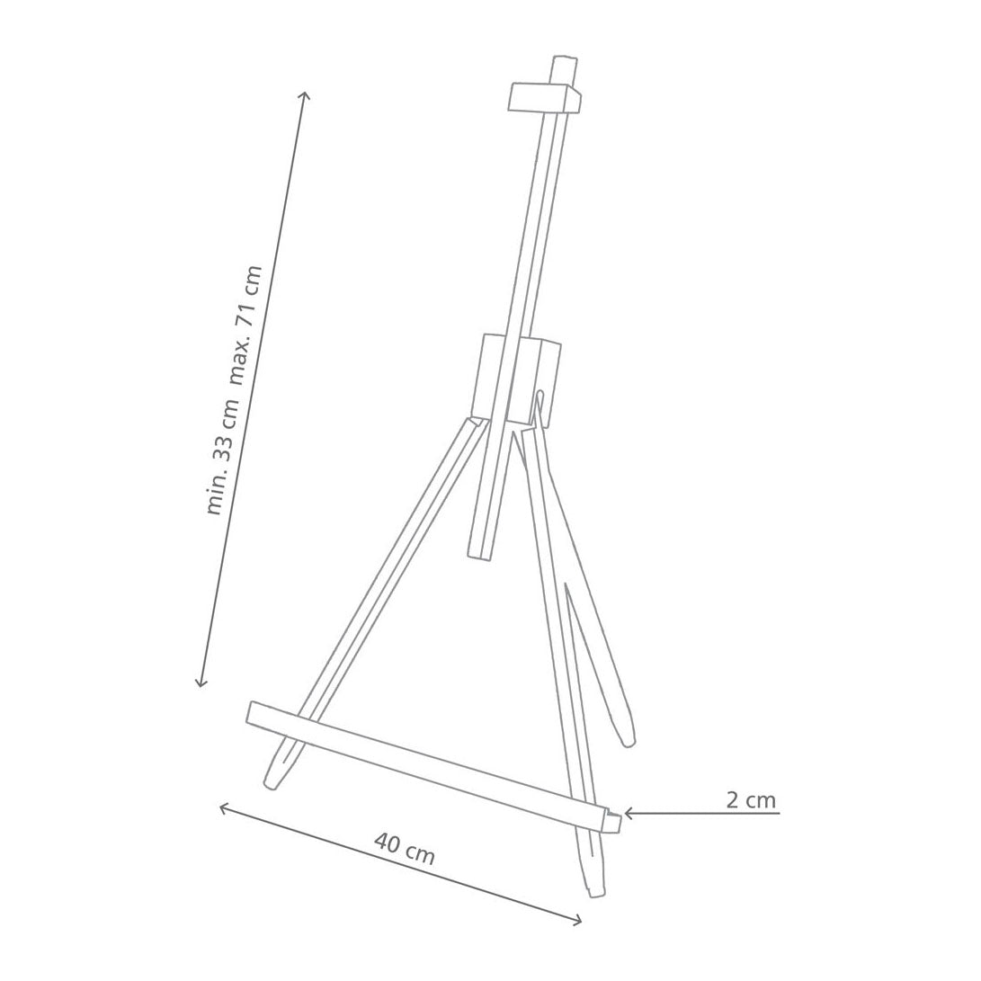 Jullian Folding Table Easel