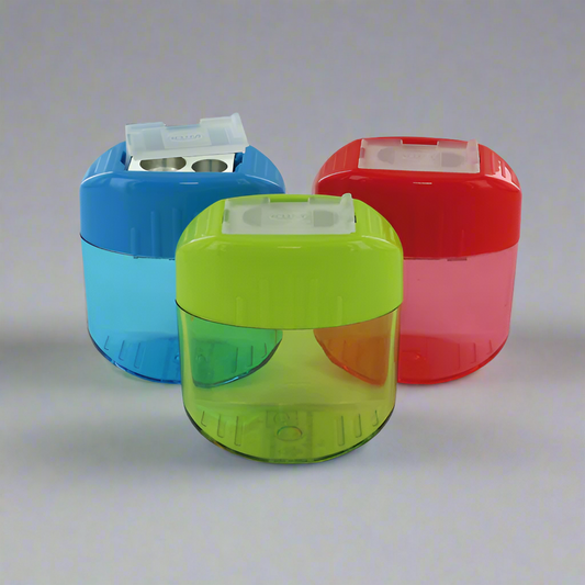 KUM OV-G M2 Double Pencil Sharpener + Waste Container