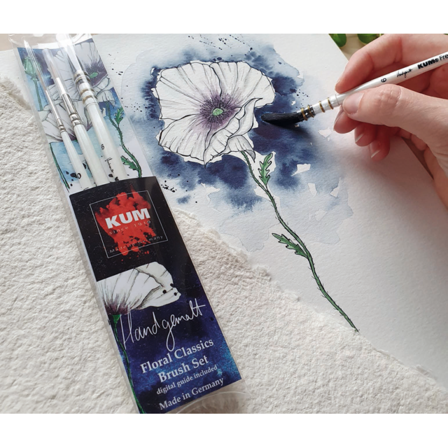 KUM Floral Classics Watercolor Brush Set