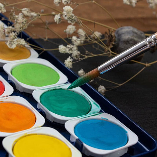 Kum Watercolour Palette & Tube Paint Box Set