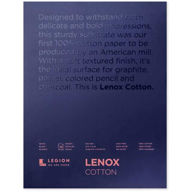 Lenox Cotton Drawing Paper Pad 15 Sheet