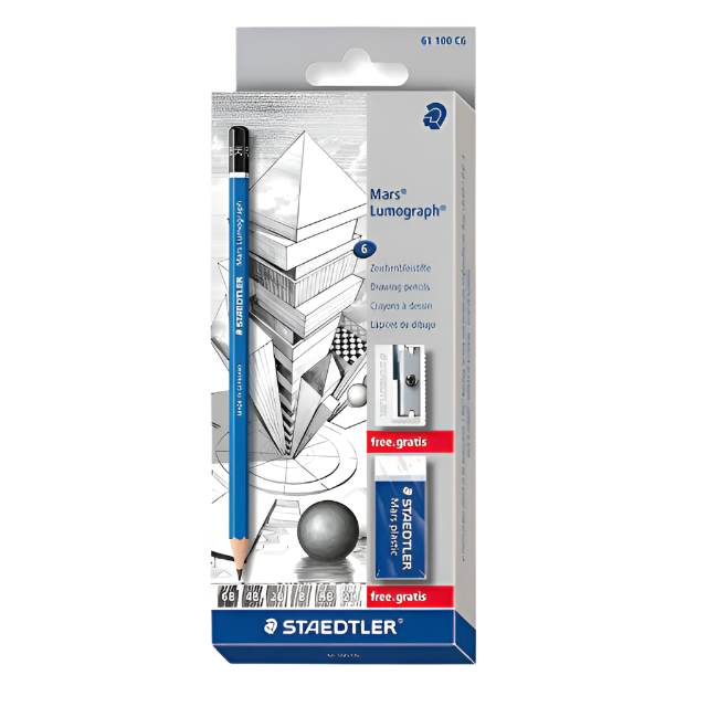 Staedtler Lumograph 8 Piece Pencil Set