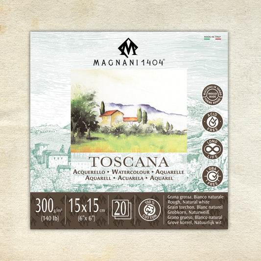 Magnani Toscana Rough Watercolour Pads | Pad of 20