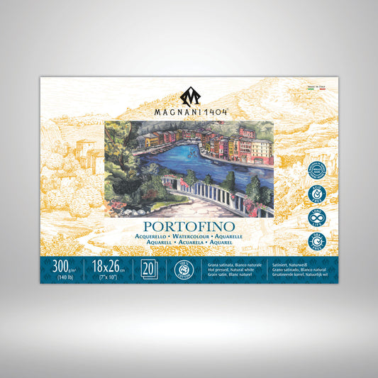 Magnani Portofino Hot Press Watercolour Blocks | Block of 20