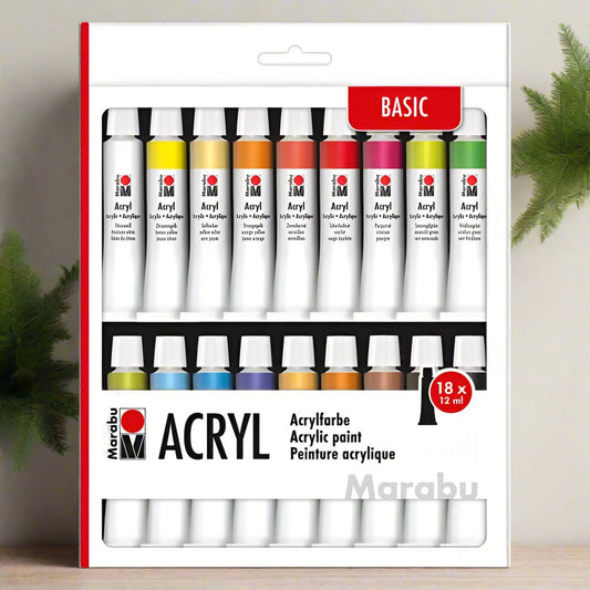 Marabu Student Acrylic Set 18x12ml