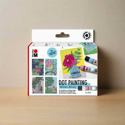 Marabu Dot Painting Flower Set