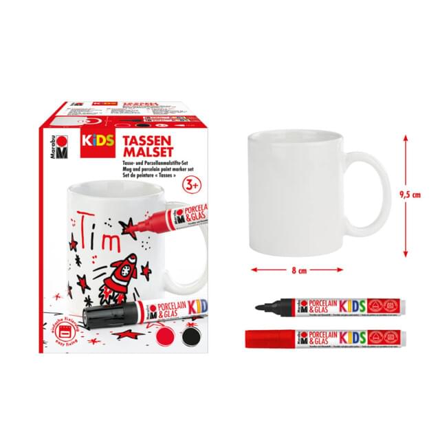 Marabu Kids Tim Mug Painting Set