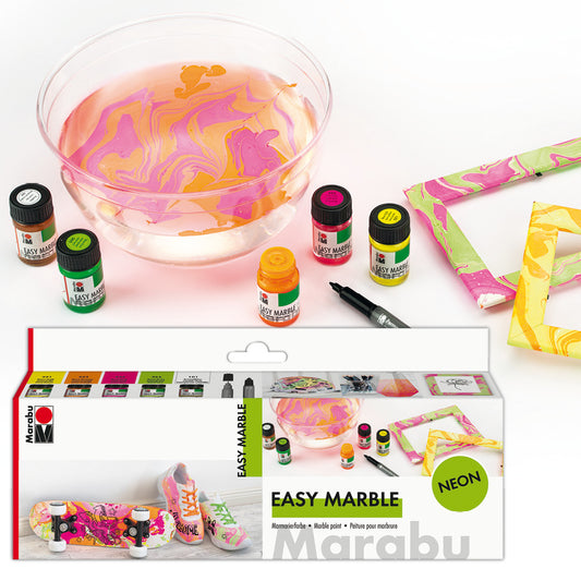 Marabu Easy Marble Neon  Set