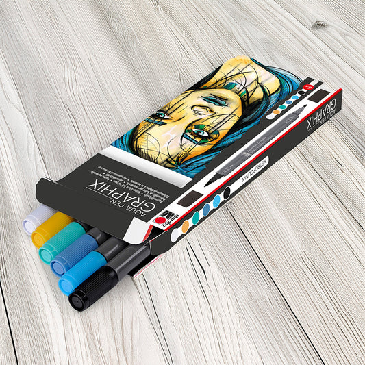 Marabu Graphix Aqua Pen Metropolitan Set Of 6