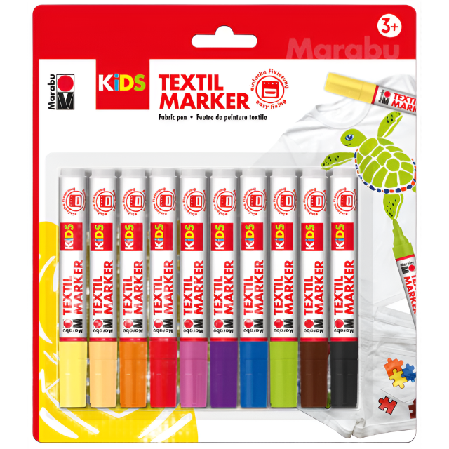 Marabu Kids Textil Marker 10 Set