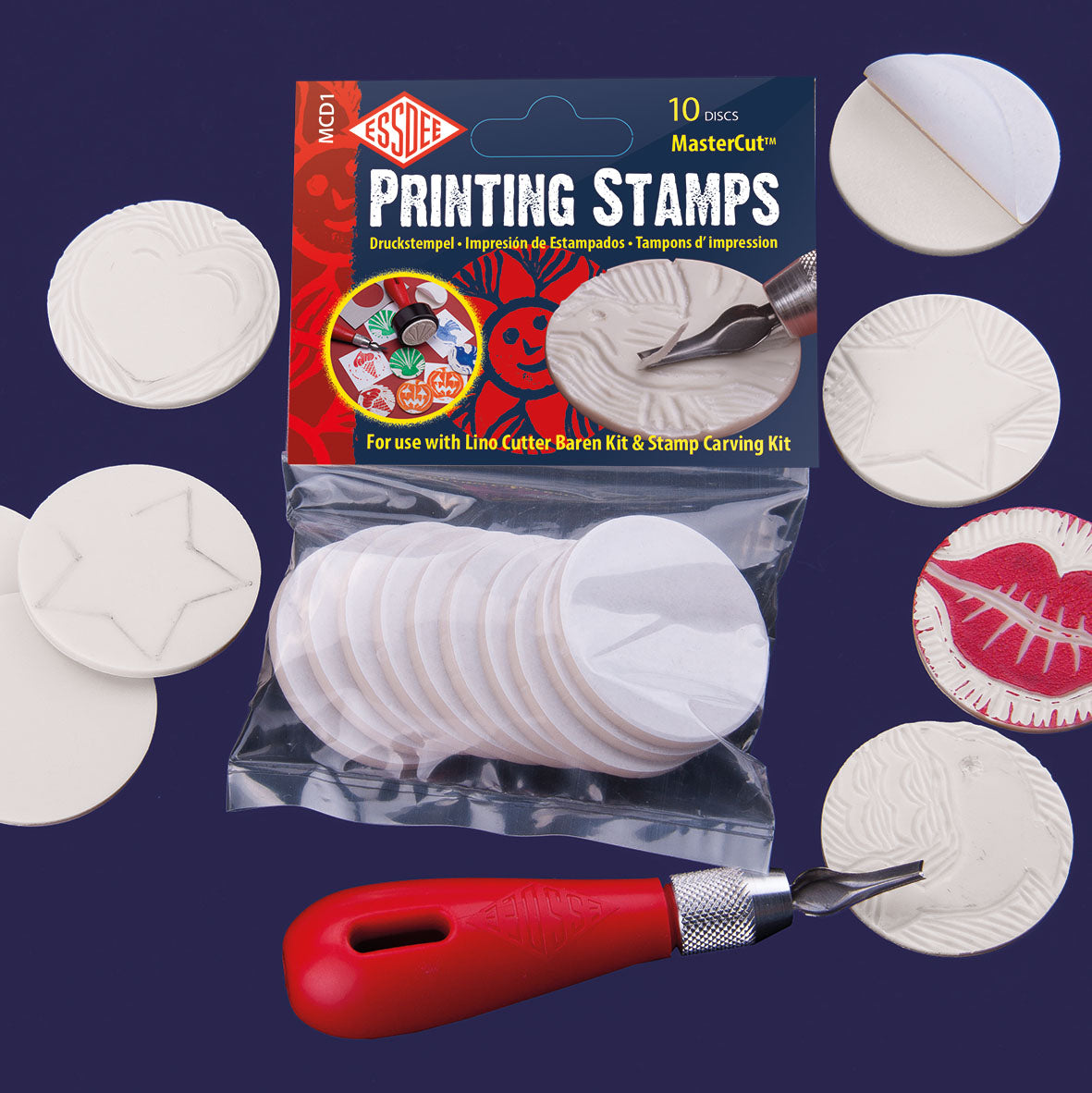 Essdee MasterCut Print Stamps | Pack 10