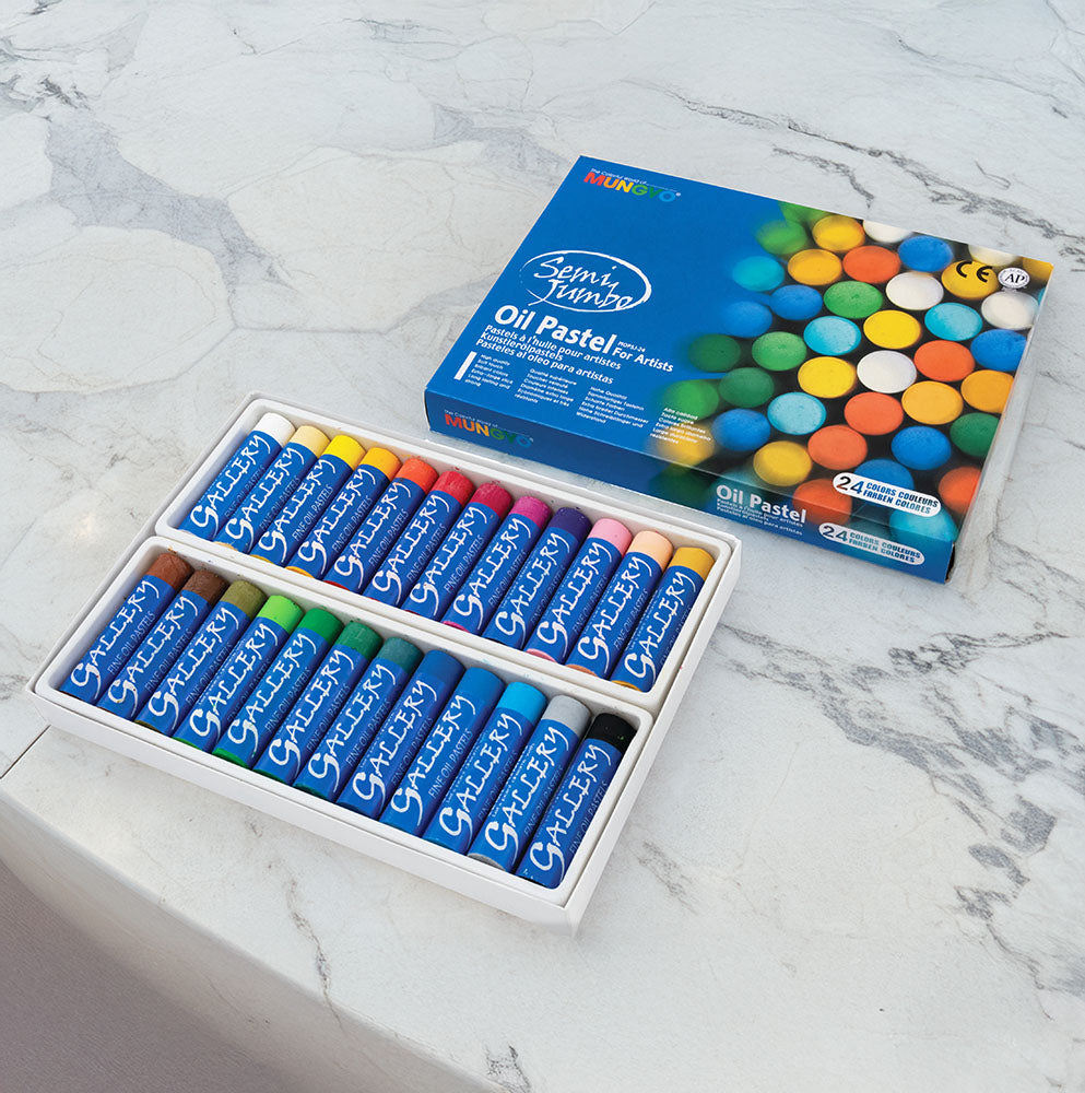 Mungyo Semi Jumbo Oil Pastels
