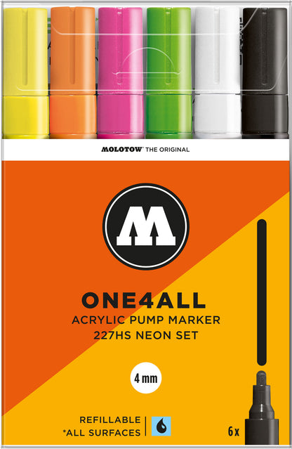 Molotow One4all Wallet Neon Set