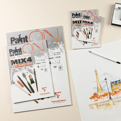 Clairefontaine Paint'On Mix 4 Pads