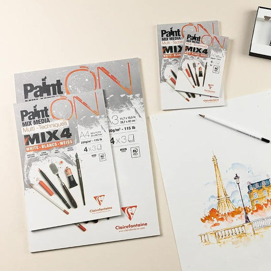 Clairefontaine Paint'On Mix 4 Pads