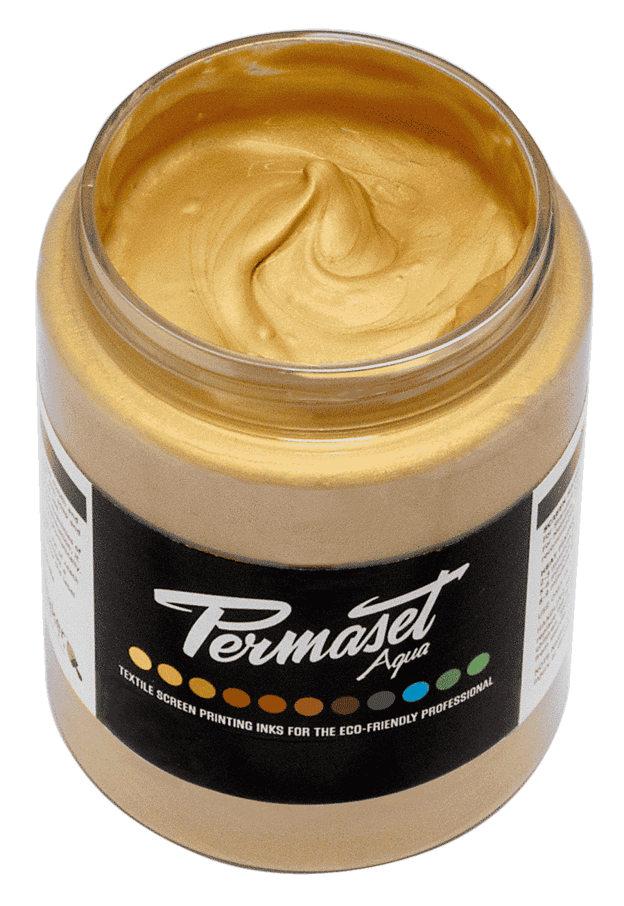 Permaset Aqua Screen Printing Colours | Metallic Colours