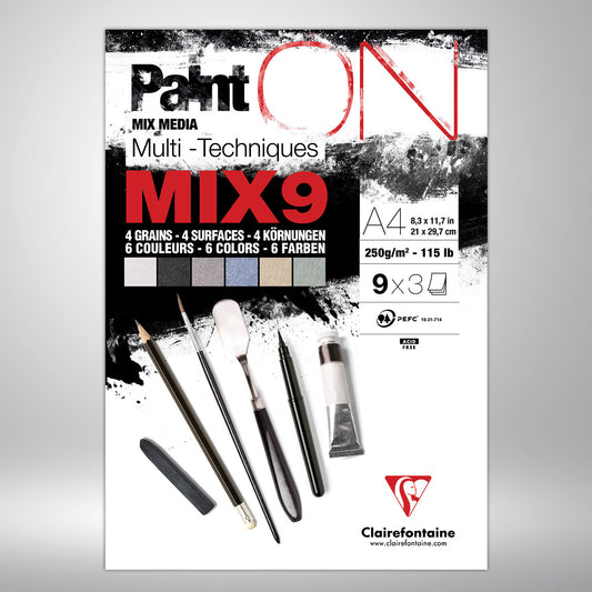 Clairefontaine Paint'On MIX9 Pads