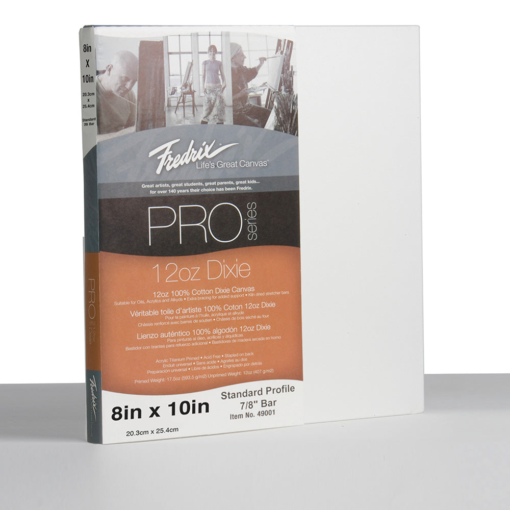 Fredrix Pro-Dixie Stretched Canvas | Professional Series