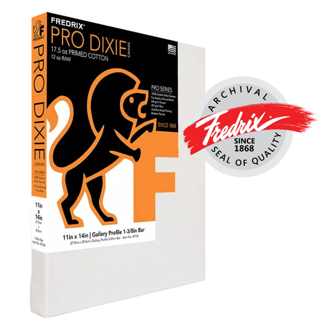 Fredrix Pro-Dixie Stretched Canvas | Professional Series